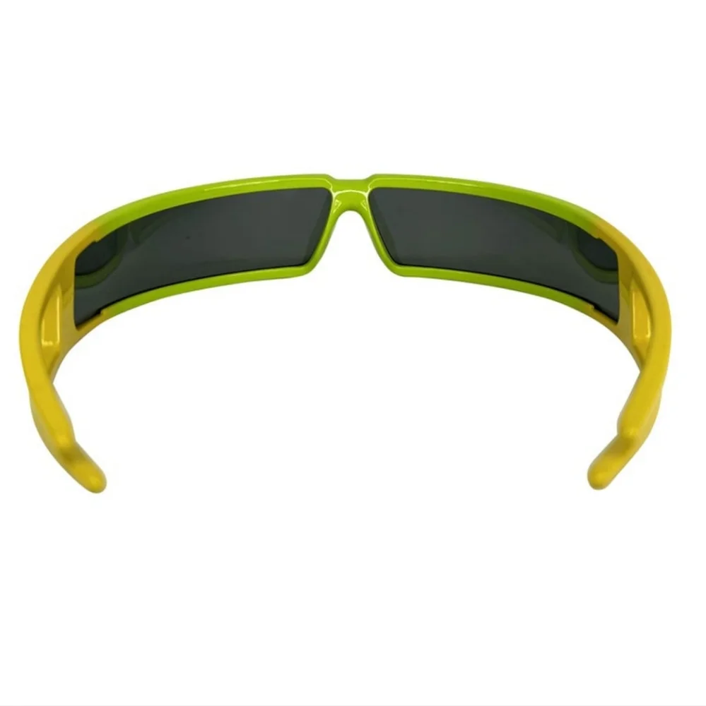 2003 Christian Dior by John Galliano Green Yellow Wrap Bandage Sunglas